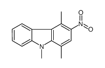 1,4,9-trimethyl-3-nitrocarbazole Structure