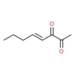 4-Octene-2,3-dione, (E)- (9CI) Structure