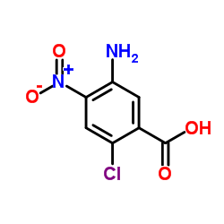 5-Amino-2-chloro-4-nitrobenzoic acid结构式