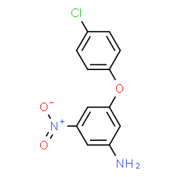 3-(4-Chlorophenoxy)-5-nitroaniline structure