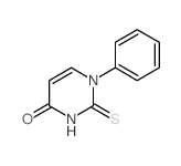 4(1H)-Pyrimidinone,2,3-dihydro-1-phenyl-2-thioxo-结构式