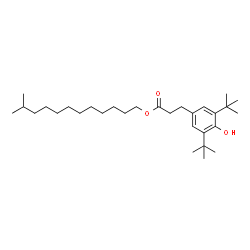 11-Methyldodecyl 3-(3,5-di-tert-butyl-4-hydroxyphenyl)propanoate picture