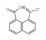 8-Nitro-1-naphthalenecarboxylic acid structure