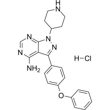 N-piperidine Ibrutinib hydrochloride结构式