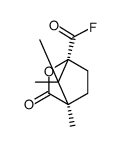 2-Oxabicyclo[2.2.1]heptane-1-carbonylfluoride,4,7,7-trimethyl-3-oxo-,(1S,4R)-(9CI) structure