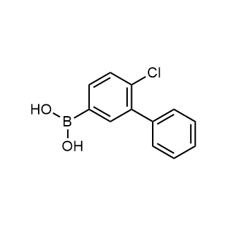 (6-Chloro-[1,1'-biphenyl]-3-yl)boronic acid Structure
