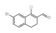 7-BROMO-1-CHLORO-3,4-DIHYDRO-NAPHTHALENE-2-CARBALDEHYDE structure