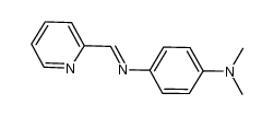 N1,N1dimethyl--N4,N1-(pyridin-2-ylmethylene)benzene-1,4-diamine Structure