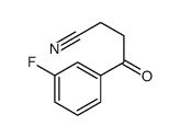 4-(3-FLUOROPHENYL)-4-OXOBUTYRONITRILE structure