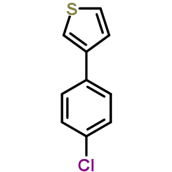 3-(4-Chlorophenyl)thiophene结构式