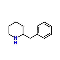 2-Benzylpiperidine Structure