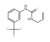 1-prop-2-enyl-3-[3-(trifluoromethyl)phenyl]thiourea结构式