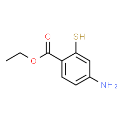 Benzoic acid, 4-amino-2-mercapto-, ethyl ester (9CI) picture