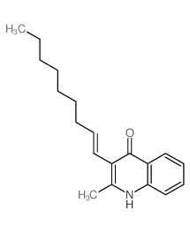 4(1H)-Quinolinone,2-methyl-3-(1-nonen-1-yl)- Structure