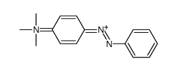 trimethyl-(4-phenyldiazenylphenyl)azanium结构式