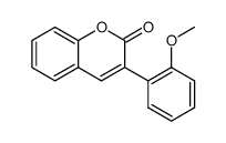 3-(2-methoxyphenyl)-2H-chromen-2-one Structure