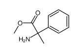 methyl 2-amino-2-phenylpropanoate structure