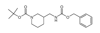 1-BOC-3-(CBZ-AMINOMETHYL)PIPERIDINE structure