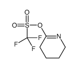 2,3,4,5-tetrahydropyridin-6-yl trifluoromethanesulfonate结构式