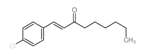 1-(4-chlorophenyl)non-1-en-3-one结构式