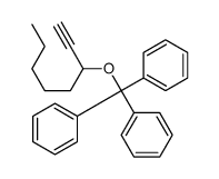 [oct-1-yn-3-yloxy(diphenyl)methyl]benzene Structure