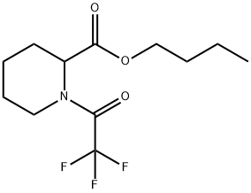 1-(Trifluoroacetyl)-2-piperidinecarboxylic acid butyl ester结构式