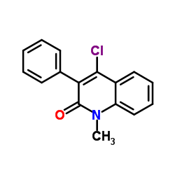 4-CHLORO-1-METHYL-3-PHENYL-1,2-DIHYDROQUINOLIN-2-ONE结构式