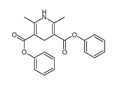 diphenyl 2,6-dimethyl-1,4-dihydropyridine-3,5-dicarboxylate结构式