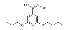 2,6-Dibutoxy-4-pyridinecarbohydroximic acid Structure