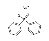 Natriumdiphenylphosphinodithioformiat结构式