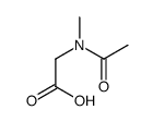 2-(N-甲基乙酰胺基)乙酸结构式