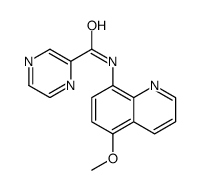 Pyrazinecarboxamide, N-(5-methoxy-8-quinolinyl)- (9CI)结构式