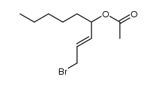 1-bromo-4- acetoxy-2-nonene结构式