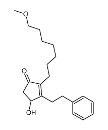 4-hydroxy-2-(7-methoxyheptyl)-3-(2-phenylethyl)cyclopent-2-en-1-one Structure