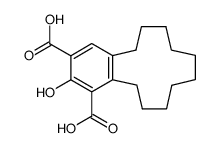 2-hydroxy-5,6,7,8,9,10,11,12,13,14-decahydro-benzocyclododecene-1,3-dicarboxylic acid结构式