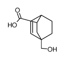 4-(hydroxymethyl)bicyclo[2.2.2]oct-5-ene-2-carboxylic acid结构式