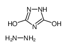 1,2,4-triazolidine-3,5-dione, compound with hydrazine (1:1)结构式