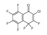 1-keto-2-chloroheptafluoro-1,4-dihydronaphthalene Structure