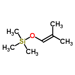 Silane, trimethyl((2-methyl-1-propenyl)oxy)- Structure