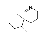 5-butan-2-yl-5-methyl-3,4-dihydro-2H-pyridine Structure