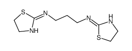 N,N'-bis(4,5-dihydro-1,3-thiazol-2-yl)propane-1,3-diamine结构式