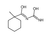 N-Carbamoyl-1-methyl-1-cyclohexanecarboxamide structure