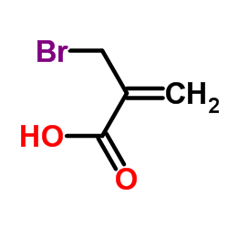 2-(Bromomethyl)acrylic acid structure