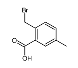 2-bromomethyl-5-methylbenzoic acid结构式