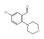 5-溴-2-(n-吗啉)-苯甲醛结构式