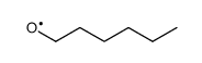 hexyloxy radical Structure