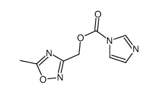 1H-Imidazole-1-carboxylicacid,(5-methyl-1,2,4-oxadiazol-3-yl)methylester(9CI)结构式