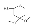 (2S)-4,4-dimethoxythiane-2-thiol Structure