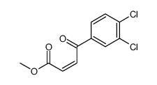 methyl 4-(3,4-dichlorophenyl)-4-oxobut-2-enoate结构式