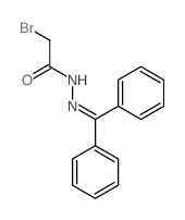 N-(benzhydrylideneamino)-2-bromo-acetamide structure